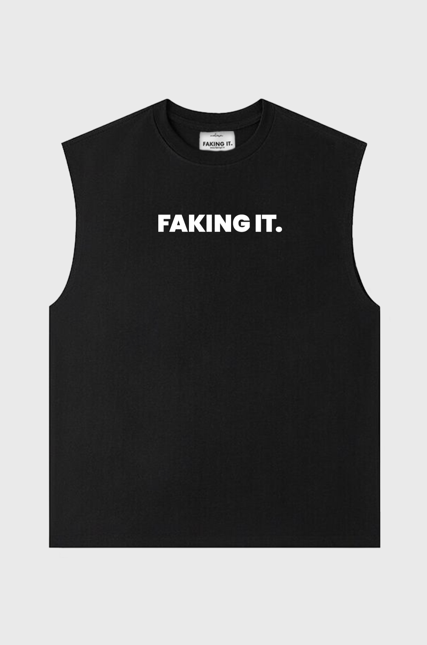 Biker Black Panda Tank