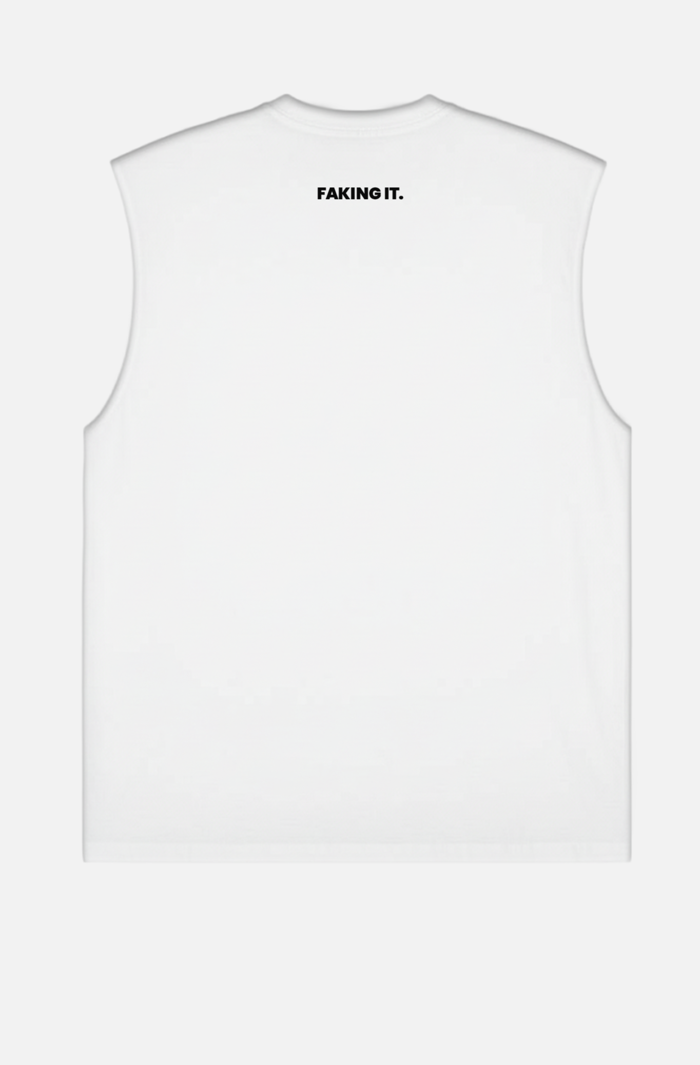 Biker White Panda Tank - Image 2