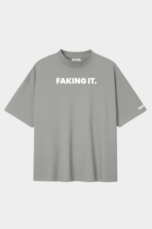 Charcoal Gray with White HD